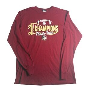 Blue 84 Florida State Seminoles 2023 ACC Football Champions Shirt Mens M Red FSU